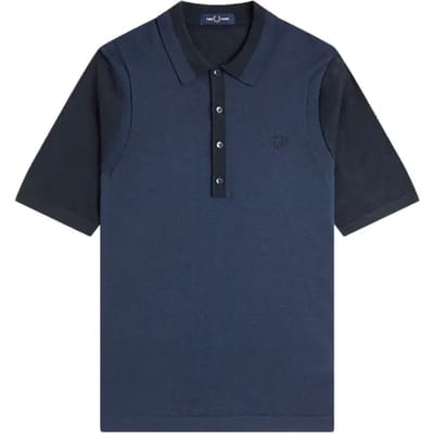 Gebreid poloshirt Fred Perry Colour Block