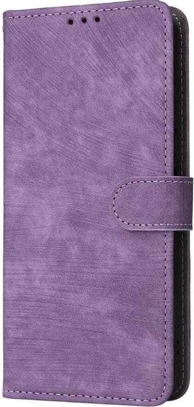 Geschikt voor Oppo Reno 12 Pro 5G - Portemonneehoesje - Book Folio - Schokbestendig - Paars
