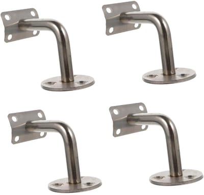 Leuninghouder - Trapleuning Beugel - Veilige Trappen - Roestvrij Staal - 45x65x65 mm - Zilver