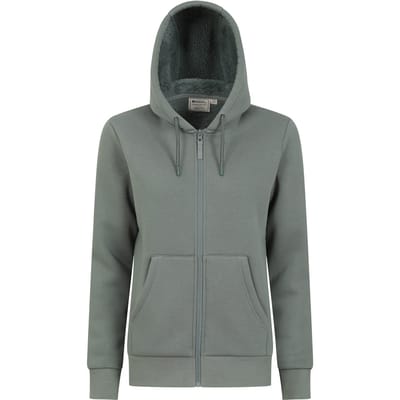 Mountain Warehouse Dames/Dames Dalton Sherpa gevoerde Full Zip Hoodie (Kaki Groen)