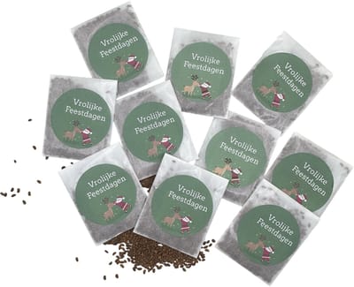 25 stuks,Vrolijke feestdagen ,kerstattentie,kerst,biologisch,tuinkers,,bedankje,mini kadootje,uitdeel,kerst kaartje,weggeef,weggeefzakje, zaden,