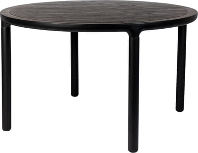 Zuiver Storm Eettafel Rond 128 cm Hout Zwart
