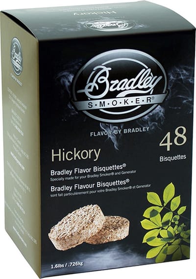 Bradley Briketten Hickory 48 Stuks