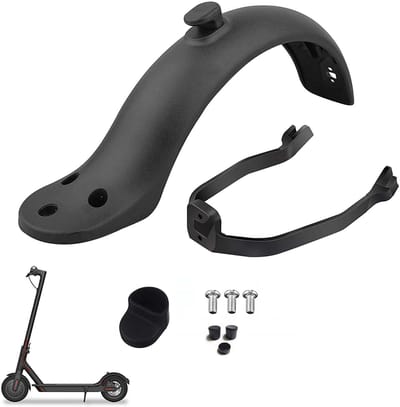 Xiaomi M365 / M365 Pro achterspatscherm met accessoires Zwart