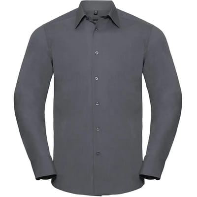 Chemise met lange mouwen op maat in popeline Russell Athletic