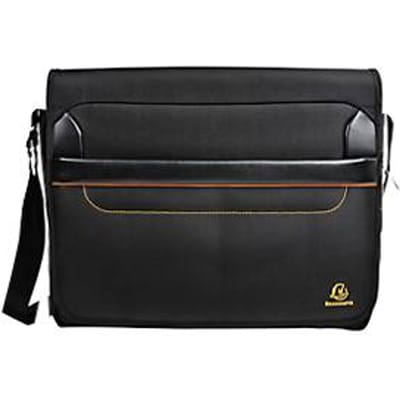 Exacompta Exactive laptoptas, voor laptops tot 14", documenten tot DIN A4, B 380 x D 100 x H 305 mm, polyester, zwart