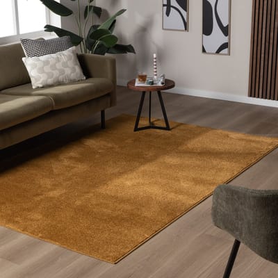 NATURL. Laagpolig vloerkleed - Essenza Okergeel - 160x230cm