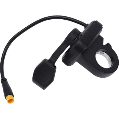 Duim Gashendel Ergonomisch Ontwerp Rechterhand Gashendel Duim Gashendel Bediening Vervanging voor IScooter IX3 black