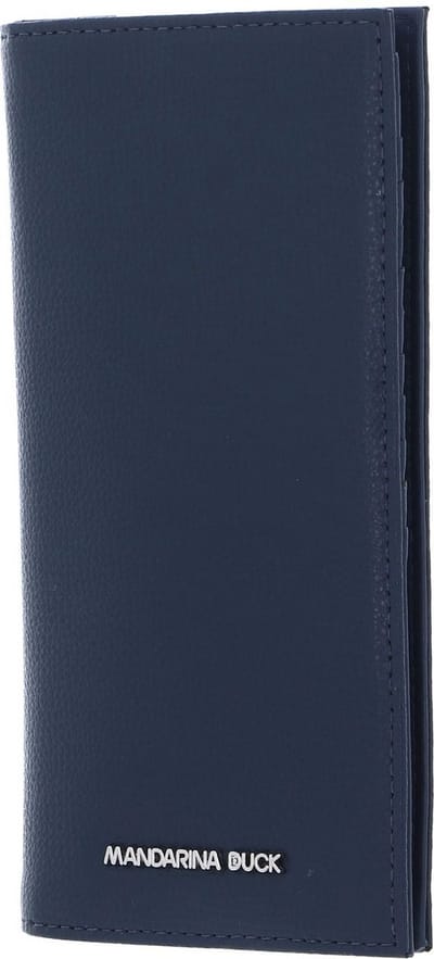 MANDARINA DUCK Leren Portemonnee Mellow Urban Wallet Avio Donkerblauw