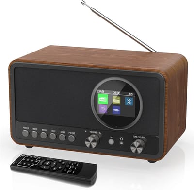Draagbare DAB Radio - Keukenradio met Wekker, TFT-display en 60 Presets