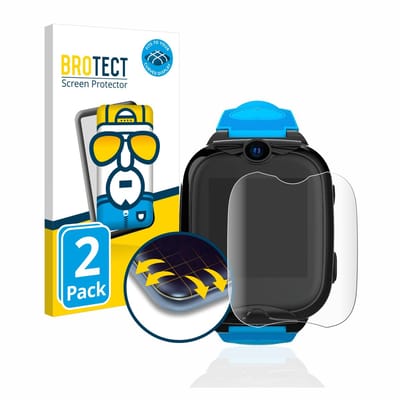 BROTECT - Screenprotector voor Xplora XGO2 - Folie Beschermfolie transparant volledig dekking - 2 Stuks