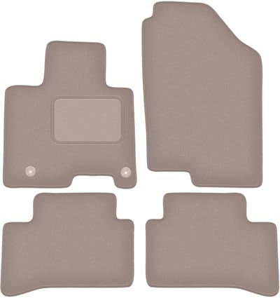 Beige velours vloermatten voor: Hyundai Tucson IV SUV (2021-)