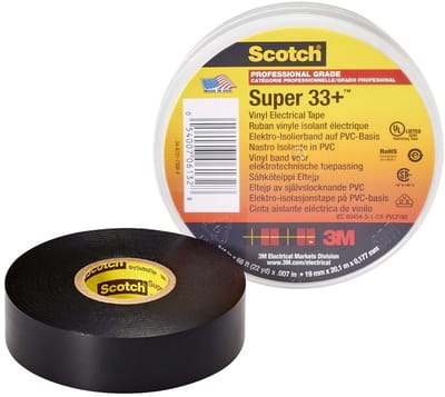 Zwarte Elektrische Isolatietape - Vinyl, 19mm x 20m