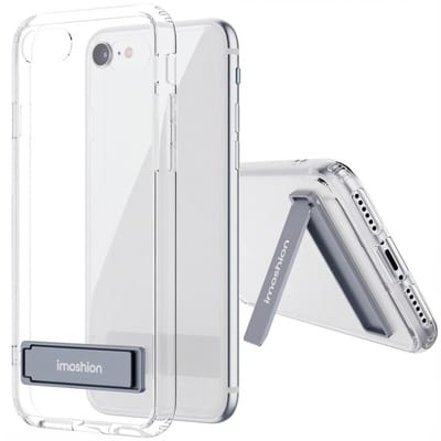 imoshion Hoesje - Geschikt voor Apple iPhone SE (2022) / SE (2020) / 8 / 7 - Stand Backcover - Transparant