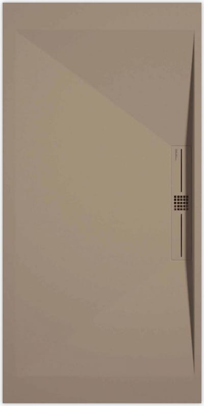 Sanifun douchebak Stone Side Moka Smooth 1300 x 700 P