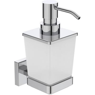 Ideal Standard IOM Square - Zeepdispenser met houder, mat glas/chroom E2252AA