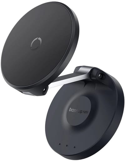 Baseus MagPro - Telefoonhouder Geschikt voor iPhone MagSafe - Opvouwbaar - Magnetisch - Zwart