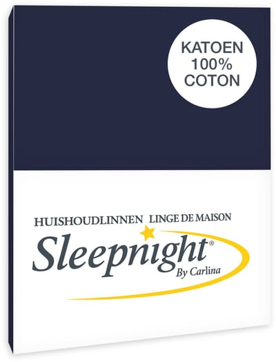 Sleepnight Kussensloop Katoen Marine - 65 x 65 cm - [Blauw]