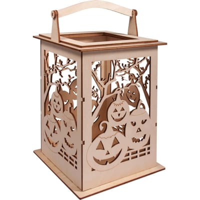 Houten Lantaarn "Halloween"