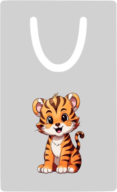 Hacebo® - Tijgers metalen boekenlegger - Tijger - Dieren liefhebbers - Katachtigen - dierentuin - koning van de jungle Bladwijzer boekenleggers - 7.6 cm x 5cm