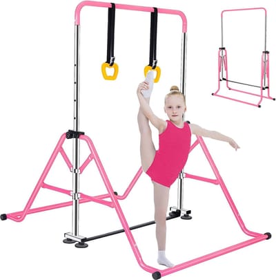 VH Supplies® Turnrek - Rekstok - Duikelrek - Roze