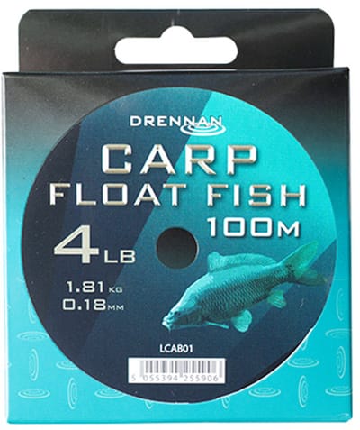 Drennan Carp Float Fish 100m – Soepele Monofilament Lijn voor Dobbervisserij - Maat : 5lb