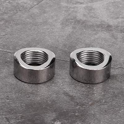 Draadmoer voor zuurstofsensor, 2 stuks, roestvrij staal, M18 x 1.5, geschikt voor auto en motor