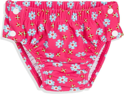 Playshoes baby-girls swim nappy UV-Schutz Windelhose Blumen zum Knöpfen