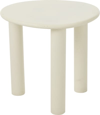 J-Line bijzettafel Bali - hout - wit - small