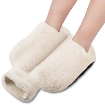 2-in-1 Voetwarmer en Warmwaterkruik – Comfortabele Warmte zonder Stroom
