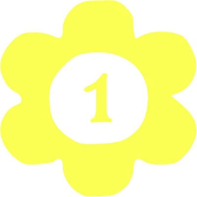 Containersticker Bloem