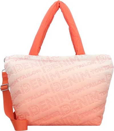 TOM TAILOR Schoudertas Lexa Zip Shopper Rose Zalmroze