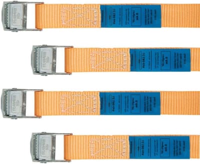 Spanriem Set - Bevestigingsbanden - Motor Transport - 4 Stuks - 40 cm - Oranje