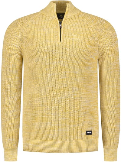 NZA New Zealand Auckland - Half zip trui - Heren - M - Mais - Katoen - 25HN472
