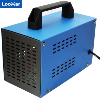 LooMar Ozon Generator - Ozongenerator Luchtreiniger - Luchtreiniger - Desinfectie - Sterilisatie - Sterilisator Elektrisch - 48g - Blauw