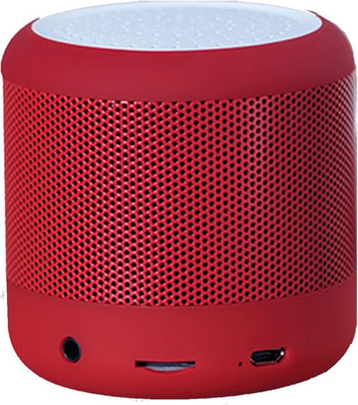 Draagbare Bluetooth Speaker - Draadloze Geluidsbox - Muziek Luisteren Buiten - IPX4 Waterbestendig - Compact Formaat - Rood