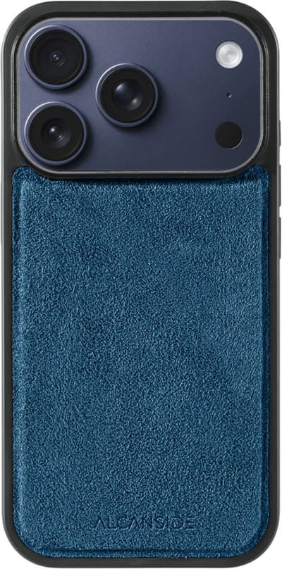 iPhone 17 Pro - Alcantara Back Cover - Ocean Blue