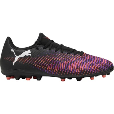 Puma Heren Future 8 Play Stevige Grond Voetbalschoenen (Puma Zwart/Rood)