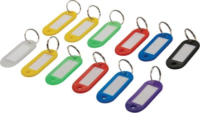 Silverline ID Sleutelhanger Assortiment - 12 stuks