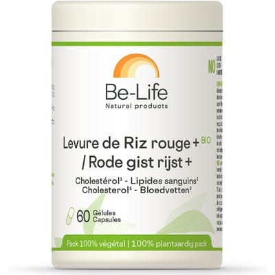 Be-Life Rode Gistrijst Bio 60 Capsules