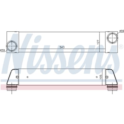 Intercooler NISSENS 96657