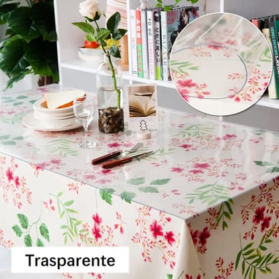 Tafelkleed Beschermfolie - Tafelbeschermer Zacht Glas - Meubels Beschermen - 1.5 mm Dik - 90x90 cm - Transparant