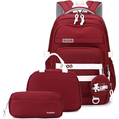 3 stuks/set Kinderrugzak met Lunchbox Etui Rugzak voor Basisschool Middelbare School voor Meisjes Student Schooltassen Tieners Boekentas