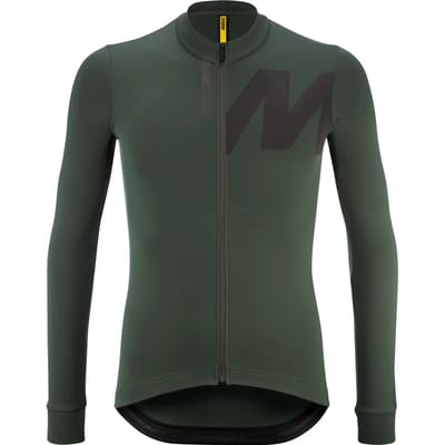 Mavic Ksyrium Thermo Trui Met Lange Mouwen Groen S Man
