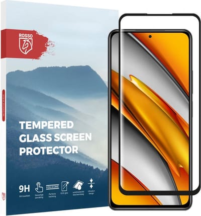 Rosso 9H Tempered Glass Screen Protector Geschikt voor Xiaomi Poco F3 | Glasplaatje | Beschermlaag | Beschermglas | 9H Hardheid