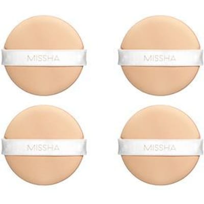 [MISSHA] Puff du pacte de tension (1 paquet/4 pièces) #Raccord 1pc + Sample Gifts