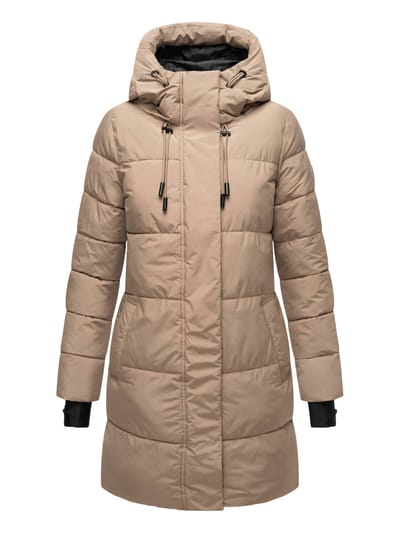 Marikoo dames winterjas met capuchon & fleecevoering – Kaituu