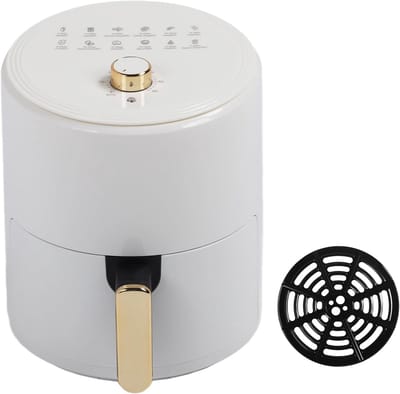 Elektrische Luchtfriteuse - Olievrije Oven - Grote Maaltijden - 360 Graden Warmte - 6L Capaciteit - Zwart