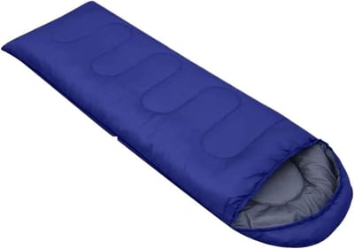 Kampeer slaapzak - Outdoor tas - Kamperen en reizen - Waterdicht en warm - One Size - Blauw
