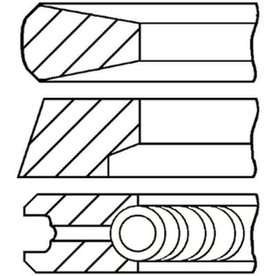 Goetze Engine Zuigerveerset GOETZE 08-440600-00
